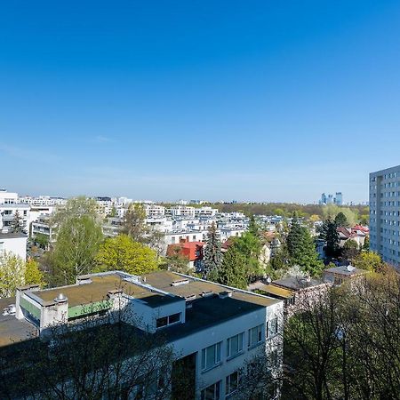 Maklakiewicza 17 - 700M Od Szpitala Mswia - 4Km Do Lotniska Chopina - Maly Balkon - Piekny Widok Na Centrum Warszawy Warsawa Bagian luar foto